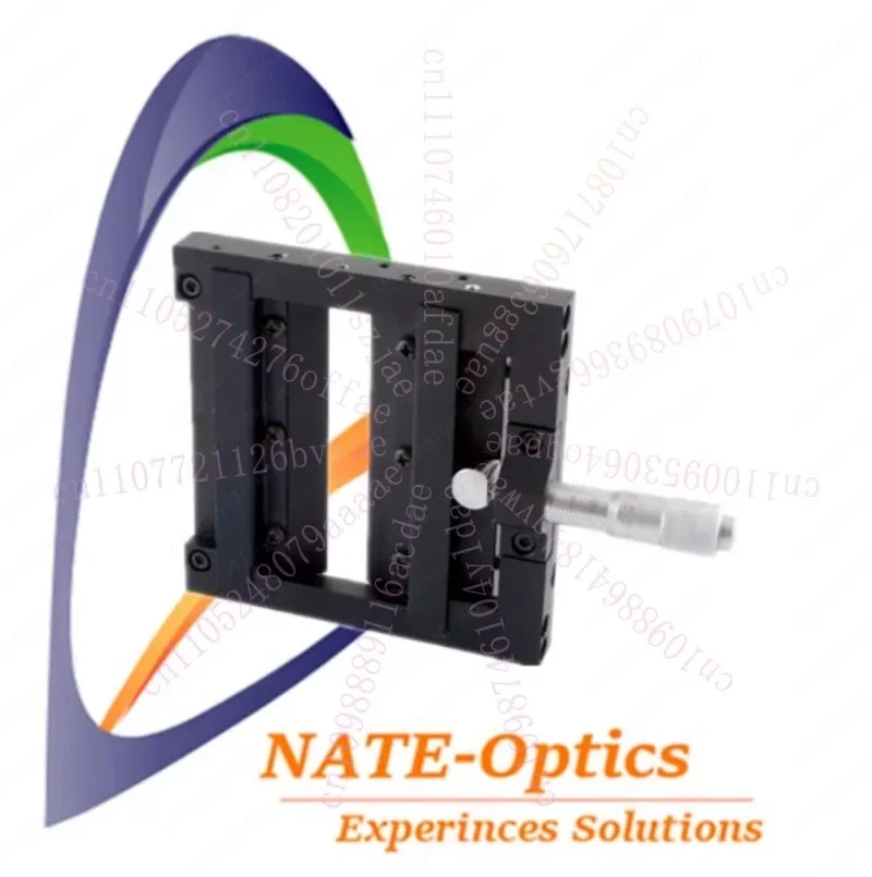 NT05ID80B Precision Manual Adjustable Slit, Optical Experiment One-way Fine-tuning Knife Edge Slit Through Frame Diaphragm