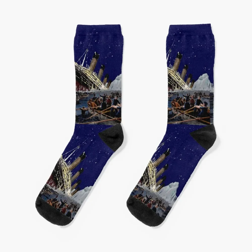 

The Tragedy of the Titanic Socks Sports moving stockings Toe sports Socks For Men Women's