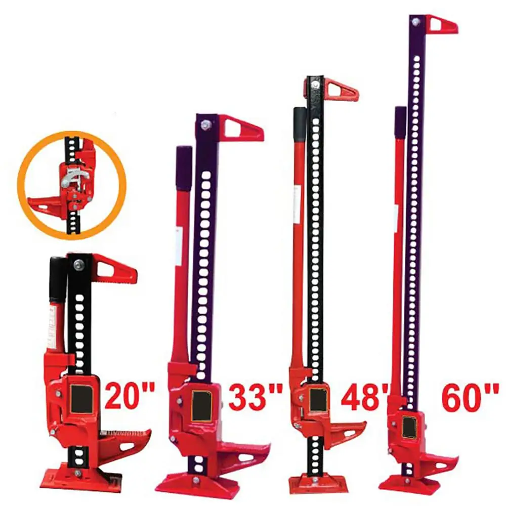 

Hot Factory Wholesale Auto Parts Car Jacks off Road Accessories High Lift Adjustable Hydraulic Farm Jack