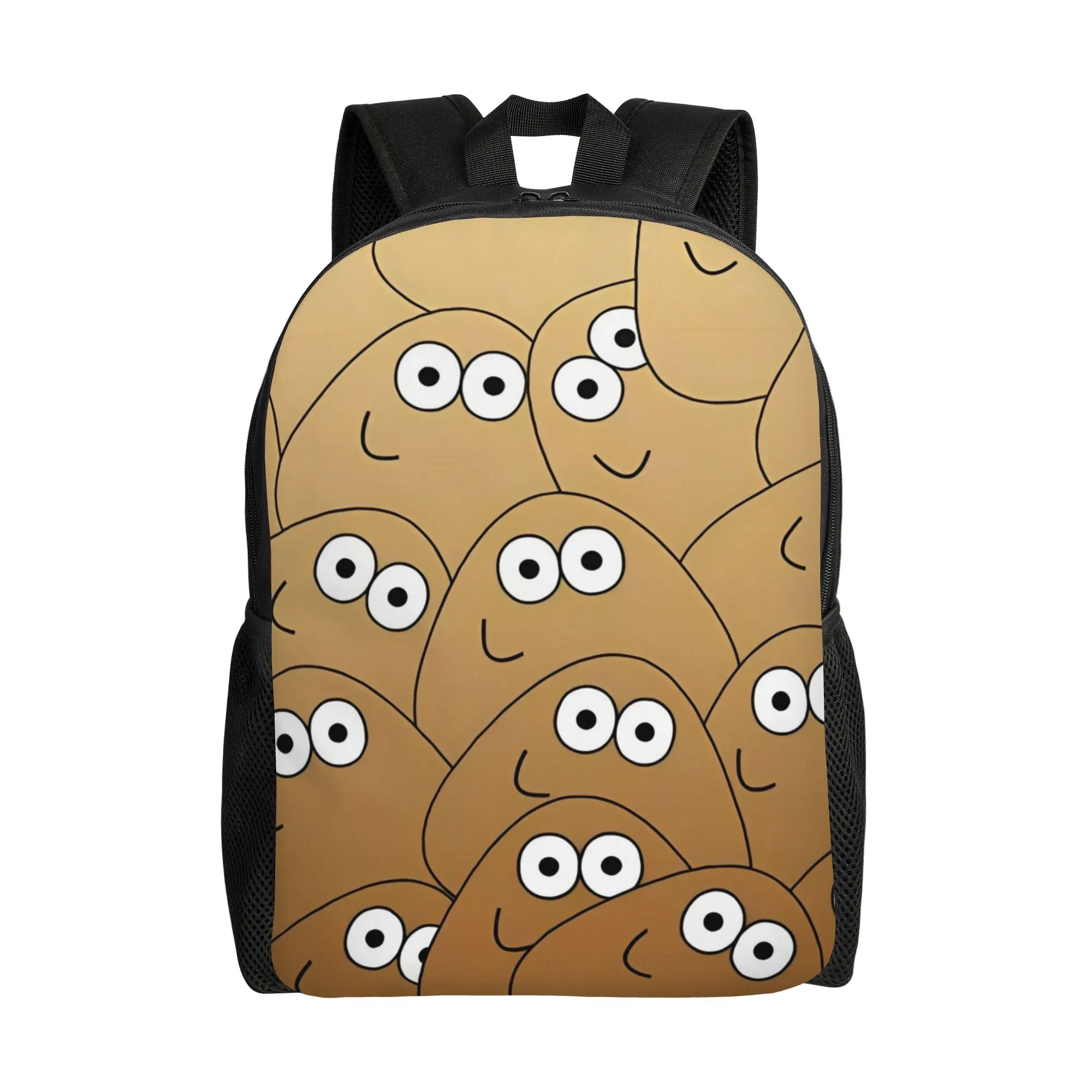 Mochila de moda My Pet Alien Pou, ligera, para la escuela secundaria, trabajo, mochila de dibujos animados para hombres y mujeres, bolsas de lona para la universidad