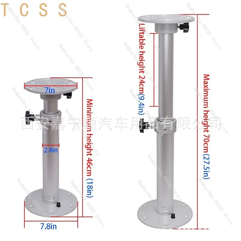 Adjustable Telescopic Table Leg Detachable Lift Desk Support For RV Camper Yacht Marine Boat Interior Modification