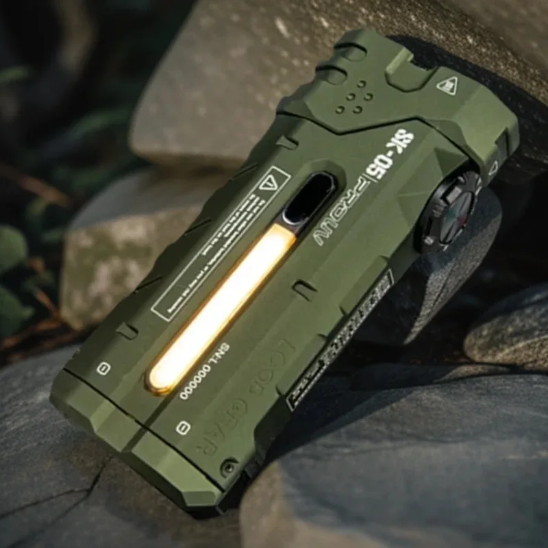 

LOOP GEAR SK05 PRO UV Edition Portable LED Flashlight 4360Lumens High-Power Rechargeable Torch Light for Hiking Power Bank