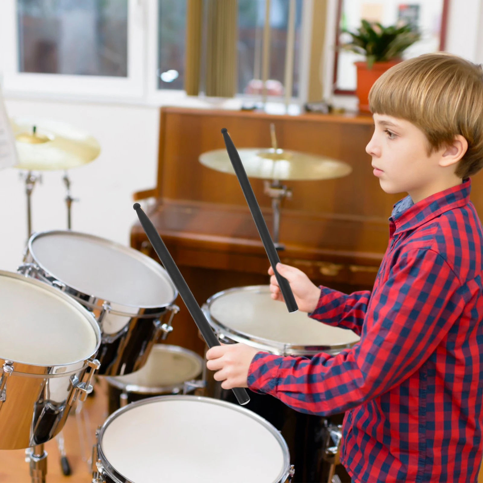 

Carbon Fiber Drum Sticks Mallets Accessory Black and Other Synthetic Materials Accessories