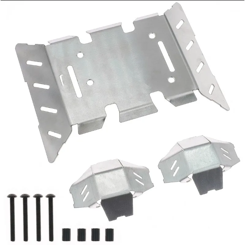 

Metal Stainless Steel Chassis Armor Guard Protection Protector Skid Plate for Axial AXP8 Gilamon 1/8 RC Car Upgrade Parts ﻿