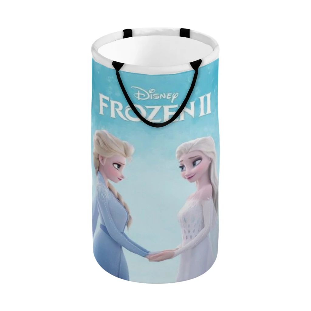 Frozen Disney Elsa  Large Capacity Laundry Basket Fabric Laundry Moving Folding Dirty Laundry Basket Cartoon