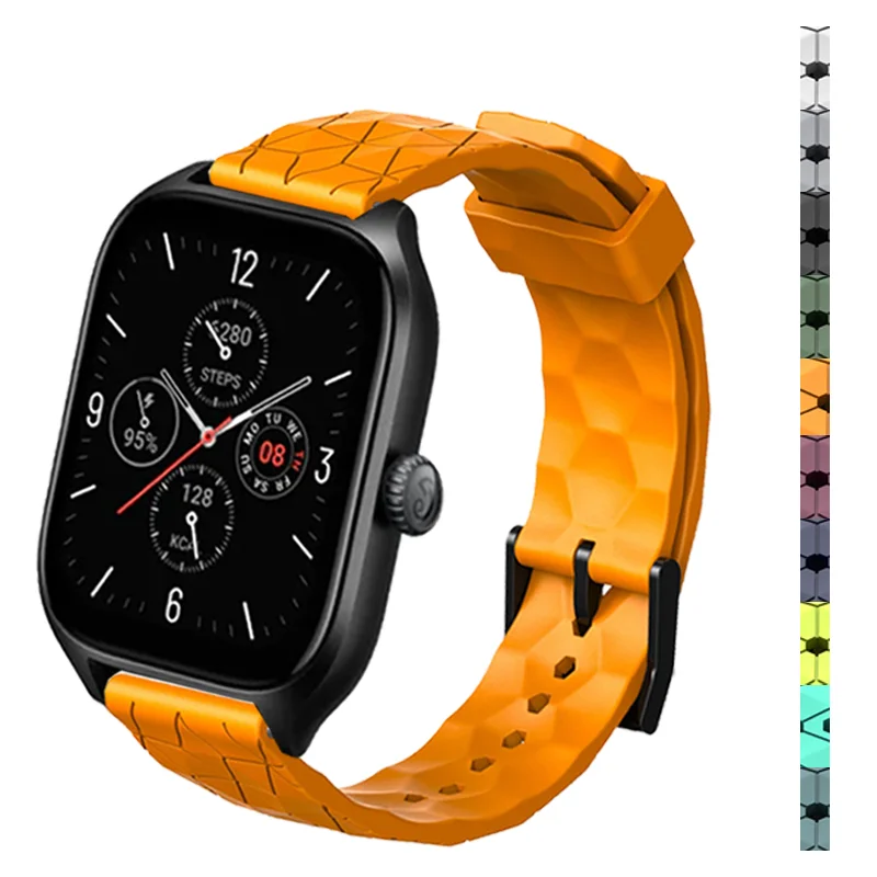 

20 22mm Silicone band For Amazfit GTS 3/2/2e/GTS2 Mini/GTR 42mm/47mm/GTR 3/3 Pro/2/2e Sport Watch Bracelet for Amazfit bip strap