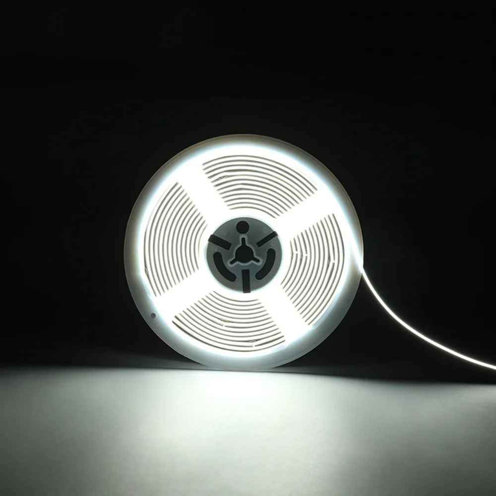 5m COB LED light Strip Side-emitting DC24V 480LEDs/m RA90 High Density Flexible LED Strip light 3000K/4000K/6000K For Room Decor