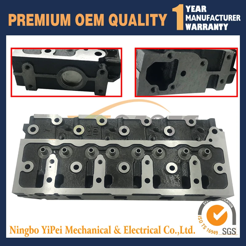 

Головка блока цилиндров 4TNE98 для дизельного двигателя Yanmar (для вихревого поршня)