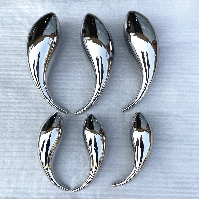 Stainless steel small fish sculpture metal floor ornament sales office landscape fish school outdoor pool animal decoration