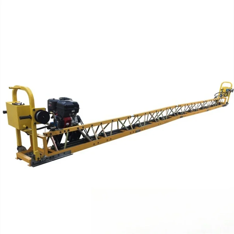 

Automatic hydraulic leveling machine Concrete pavement vibrating beam diesel leveling machine