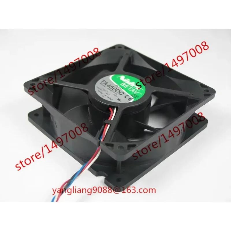 Nidec B35502-35 DEL1 DC 12V 1.40A 120x120x38mm Server Cooling Fan