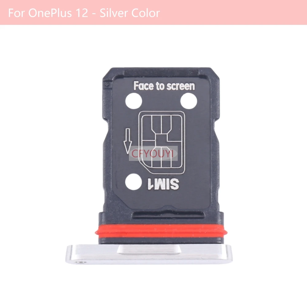 1pcs For OnePlus 12 PJD110 CPH2573 CPH2581 SIM Card Tray + SIM Card Tray