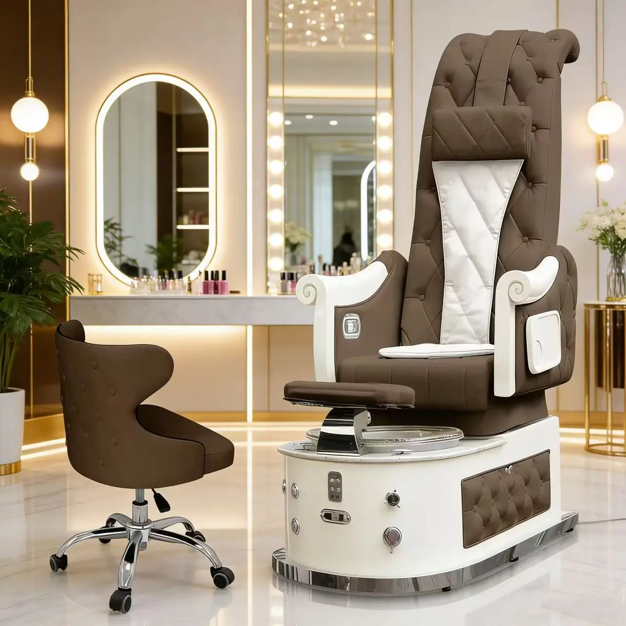 

Педикюрное массажное кресло 2025 года: Новинка, роскошный дизайн, уникальная форма, для салонов красоты, маникюра и педикюра, спа-кресло
