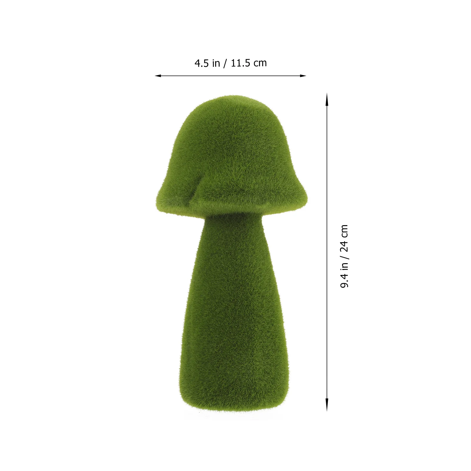 

Green Flocked Mushroom Decor Artificial Small Mushroom Ornament For Garden Yard Landscape Outdoor Party Decoration