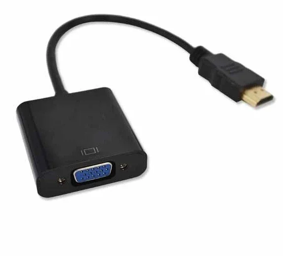 HD 1080P HDMI 互換オス - VGA メスケーブルデジタル - アナログコンバータアダプタ PC ラップトップ用
