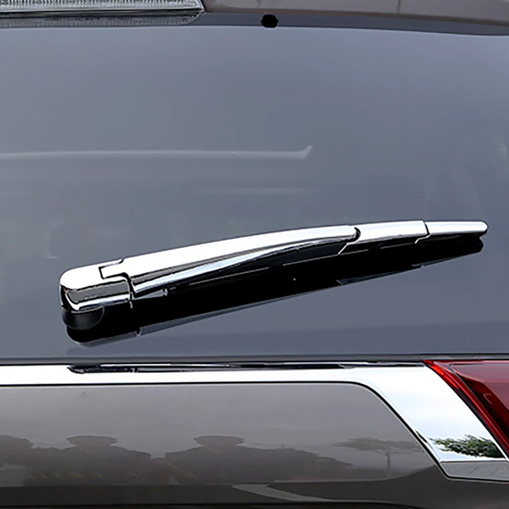 

Аксессуары для 2013-2021 Mitsubishi Outlander хромированная задняя крышка стеклоочистителя