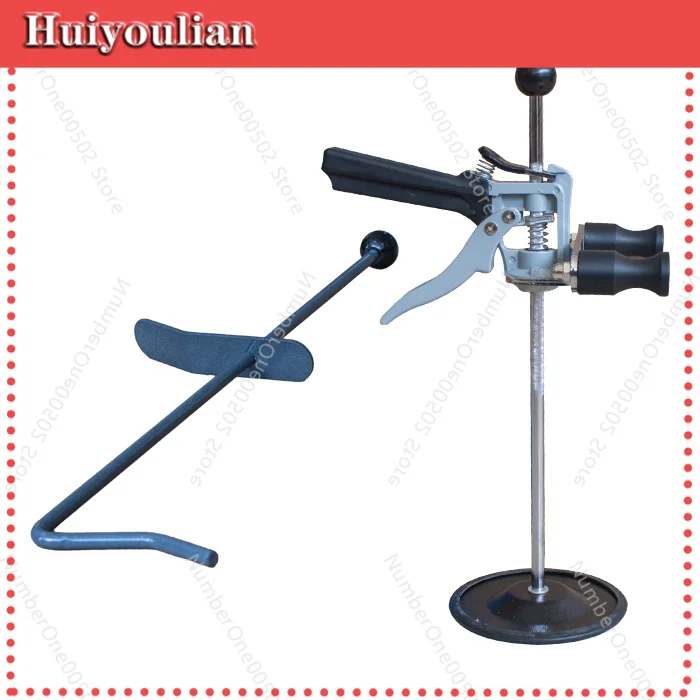 

Steering wheel holder bracket top frame brake pedal ejector rod 3D automotive four-wheel aligner -011