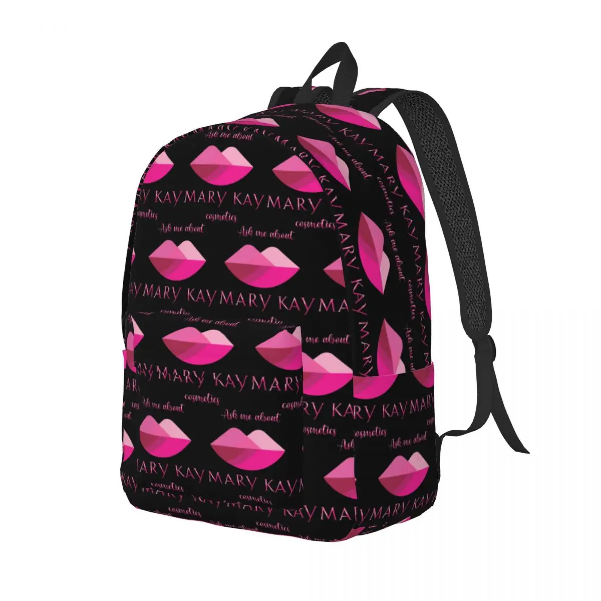 

Ask Me About Mary Kay Cosmetics Backpack Daypack Large Capacity Children BookBag School Bag Shoulder Bags for Men Women