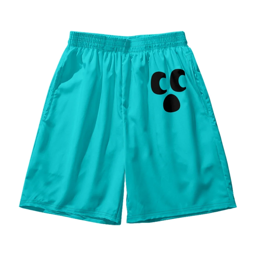 

Шорты в японском стиле для мужчин, шорты с принтом Craftee Face Tie Dye для женщин, летние повседневные шорты в стиле аниме, пляжные шорты Y2k