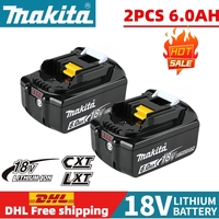 100% original Makita battery 18V 6.0Ah/5.0Ah/3.0Ah rechargeable battery replacing Makita BL1830BL 1850BL1860B power tool battery
