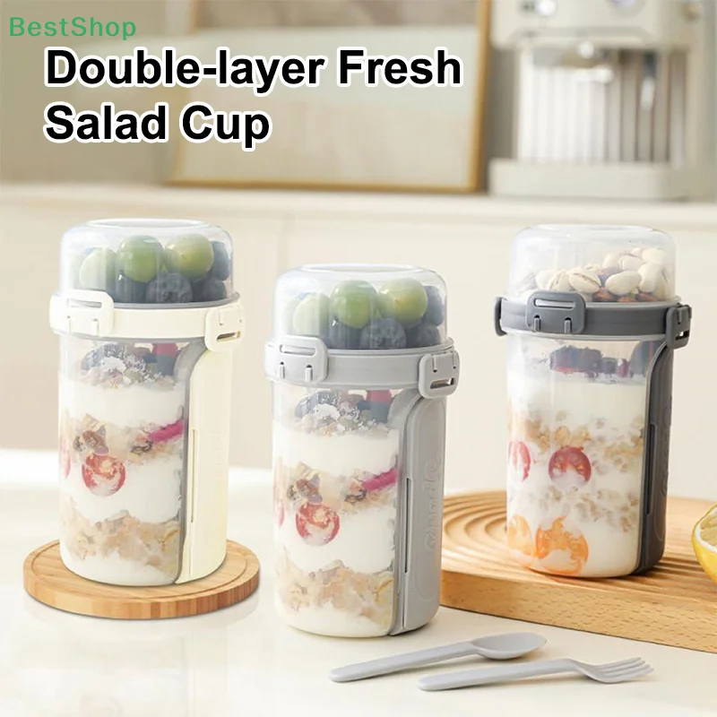 ❤Salad Cup Portable Light Meal - đánh giá và giá Meal Prep Yogurt