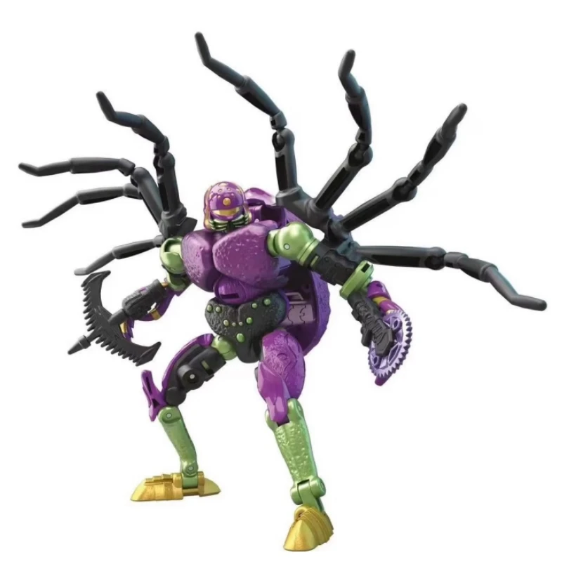 재고 있음 Hasbro 변환 레거시 Tarantulas Evolution 시리즈 디럭스 클래스 13CM 장난감 로봇 액션 피규어 어린이 선물 애니메이션