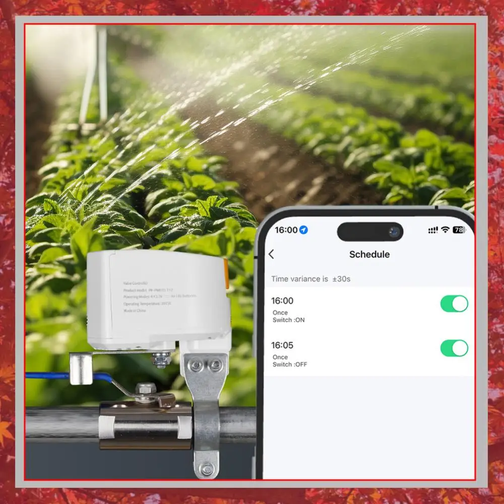 

For ZigBee Smart Battery Water Gas Valve Controller Compatible with Alexa & Google Home Water Valve Gas Shutoff Controller