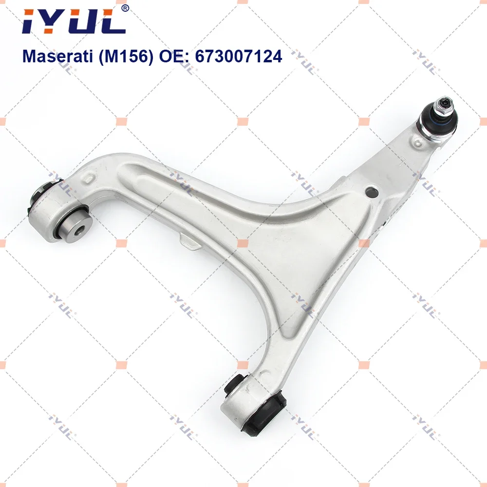 IYUL A Pair Front Lower Suspension Control Arm Triangle For Maserati Quattroporte Ghibli M156 673007124 673007125