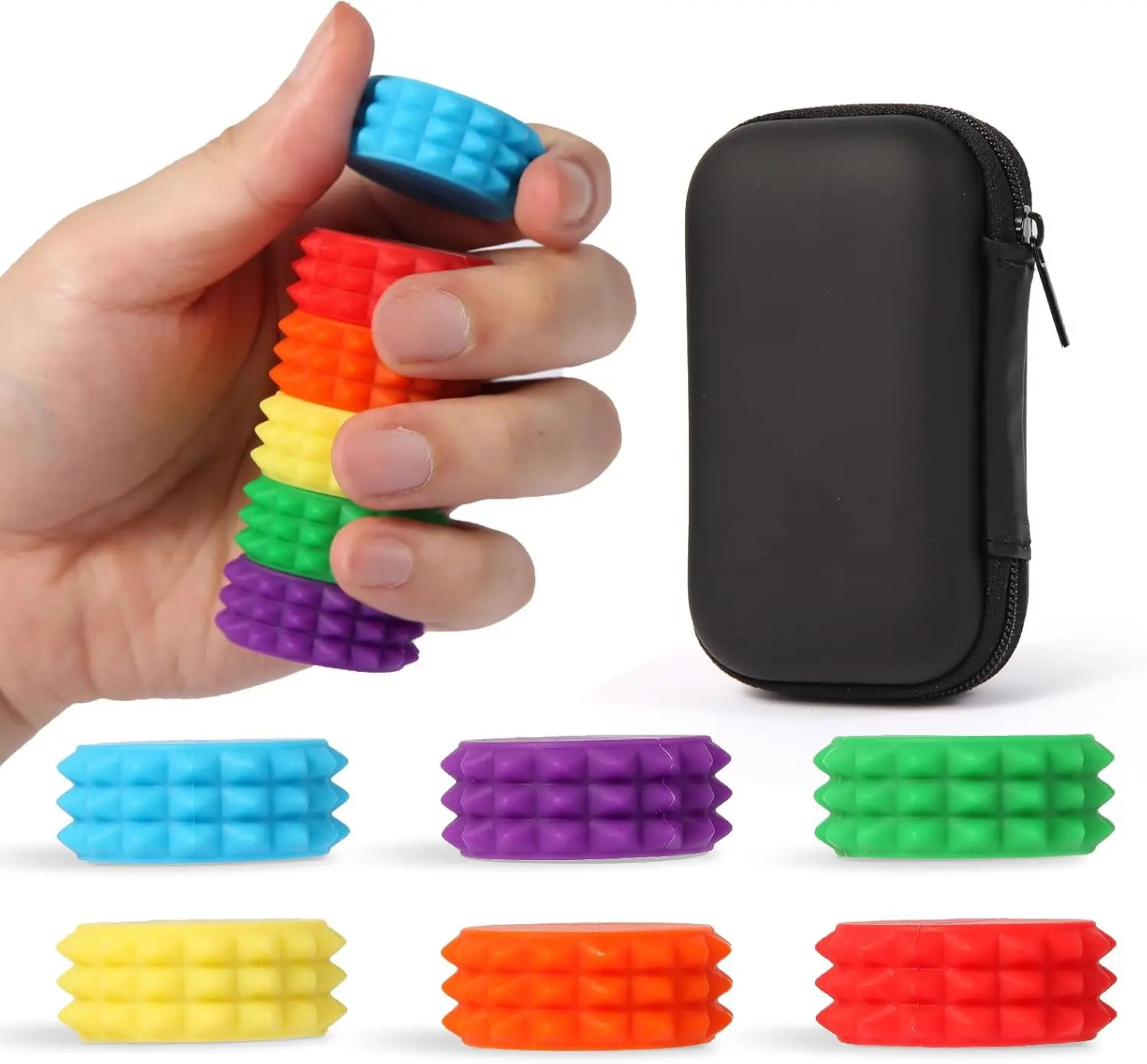 

Набор из 6 магнитных шариков для снятия стресса, сенсорные игрушки-антистресс для взрослых и детей с аутизмом и СДВГ, портативный бокс для хранения