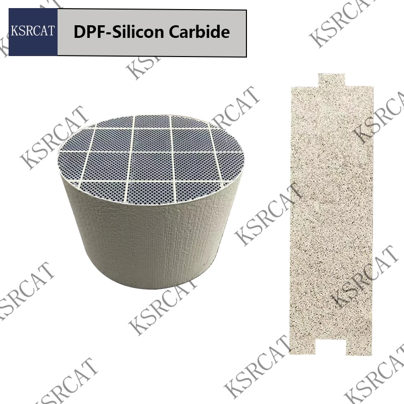 SiC DPF157*124*203MM Oval Diesel silicon Carbide DPF Silicon Carbide DPF Universal Diesel Particulate Filter