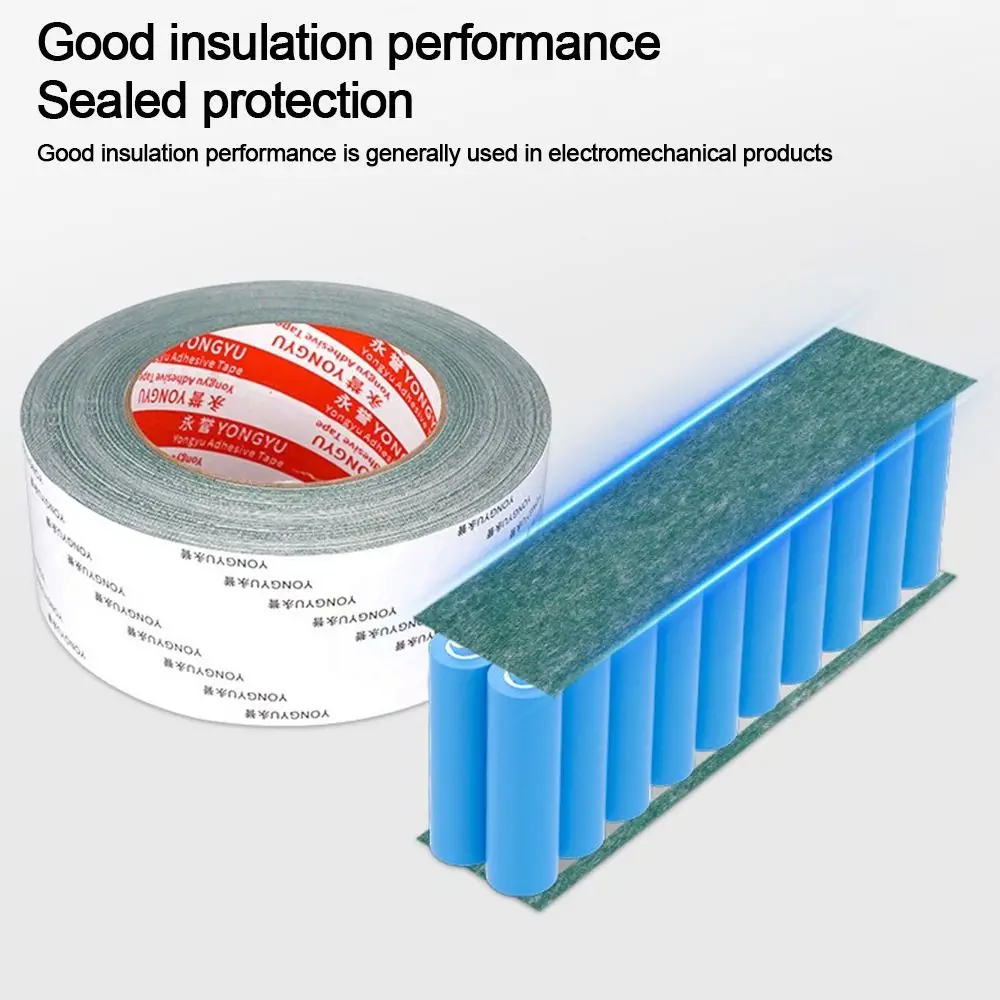 جديد مع لاصق دعم بطارية ليثيوم حزمة الشريط 25 متر الأخضر بطارية العزل طوقا 21700 18650 العزل ملصق #4