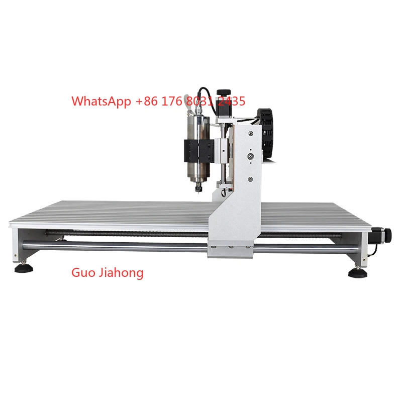 آلة طحن صغيرة باستخدام الحاسب الآلي تبريد المياه 6090 4 محور 2200 واط المغزل DSP جهاز التوجيه باستخدام الحاسب الآلي الكرة المسمار لنقش الخشب والرخام