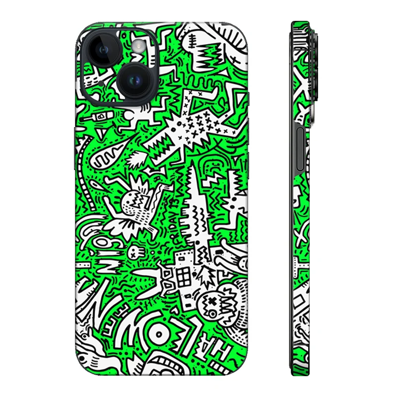 

For Apple iPhone 17 16 15 14 iPhone13 Pro Max Full body Wrap Decal Skin color Rear Protective Sticker Film