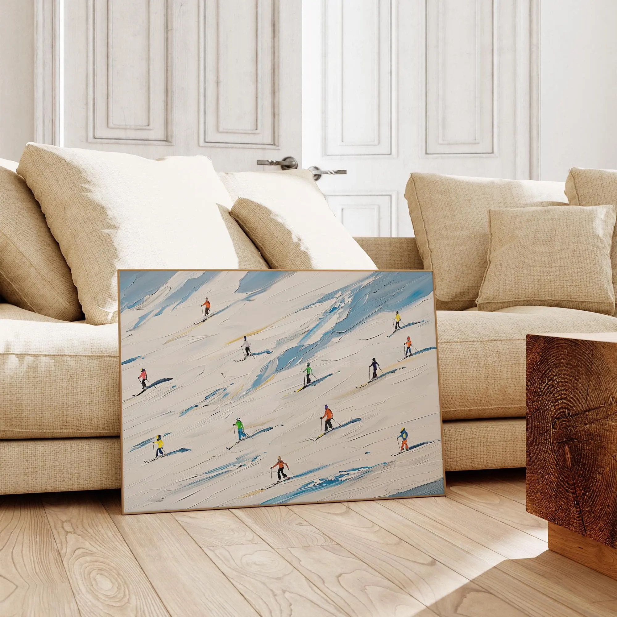 Retro Ski Wall Art,… - image