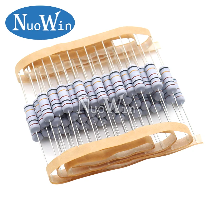 10PCS 3W 5% wire wound resistor Fuse winding resistance 0.1R 0.15R 0.33R 1R 2R 2.2R 3R 4.7R 5.1R 6.8R 10R 20R 22R 33R 47R 100R