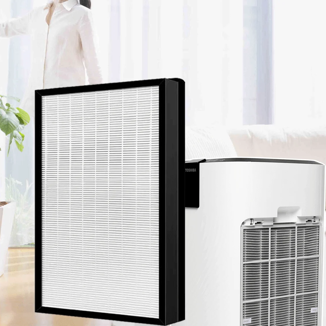 High Efficiency True Hepa Filter FC-70H-1A for TOSHIBA CAFX116XPL CAF-X116XPL 5in1 Purifier