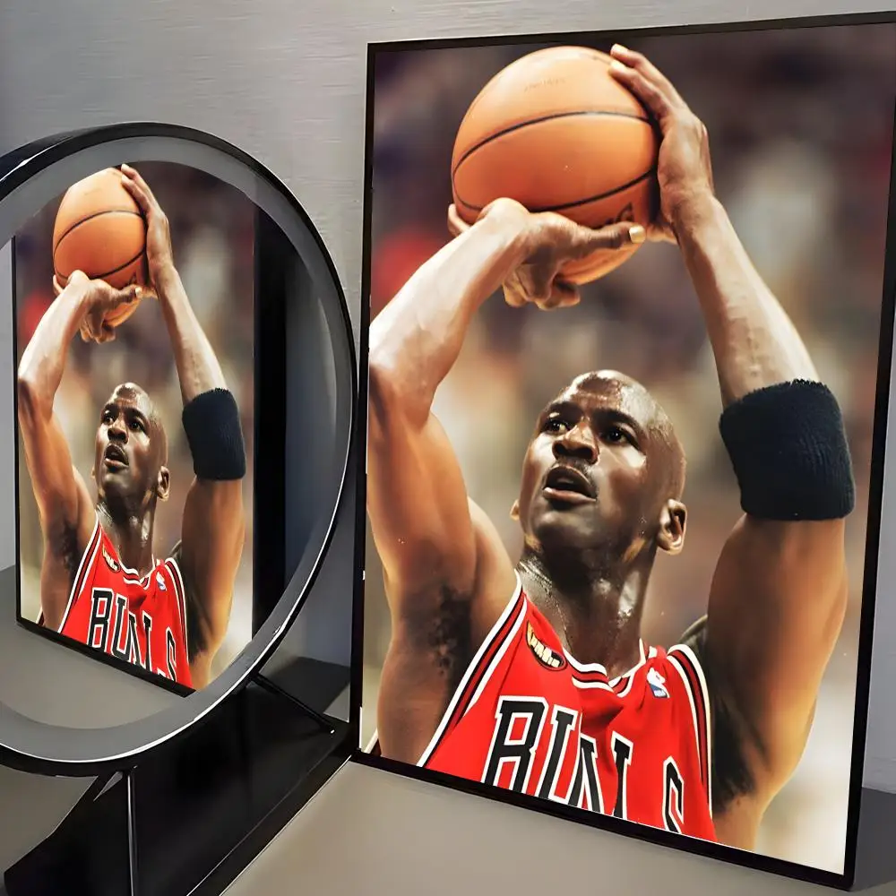 الكلاسيكية مايكل جوردان ملصق ملصق فني ذاتي اللصق مقاوم للماء ورقة ملصق مقهى بار غرفة جدار ديكور #6