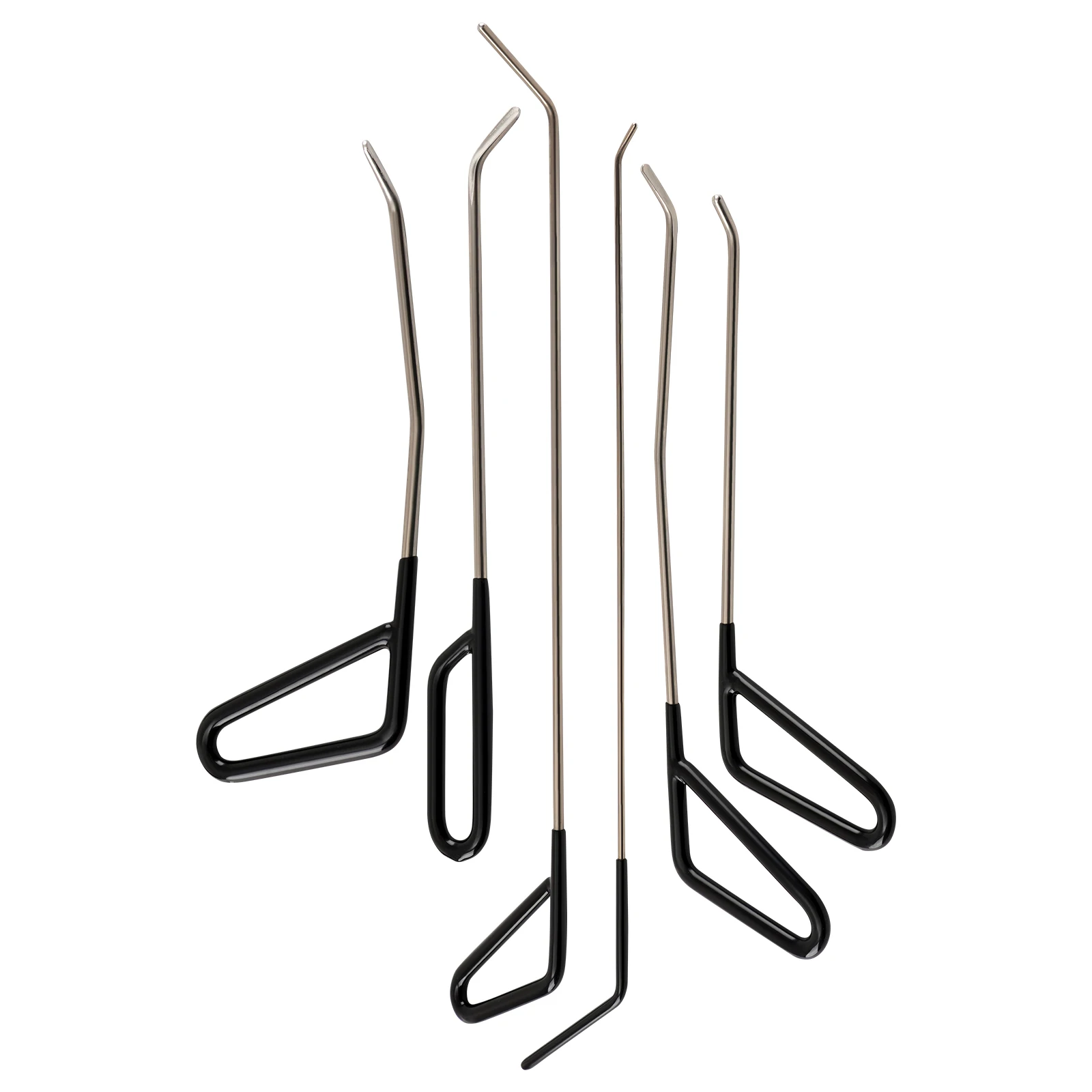 

6pcs PDR Paintless Tool Stainless Steel Dent Repair Removal Rods 26-57cm