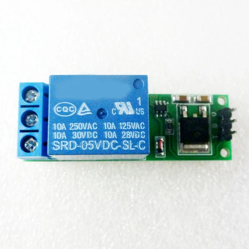 2PCS Relay Module IO25B01 1 Channel 6-24V Self-Locking Relay Trigger Latching Relay Bistable Low Pulse Trigger Module