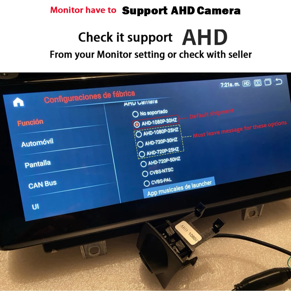 AHD 192081080P كاميرا الرؤية الخلفية للسيارة عكس لشيري A3 هاتشباك A1 تيجو 5 QQ 3 E3 FULWIN2 كاميرا مسار ديناميكية #6