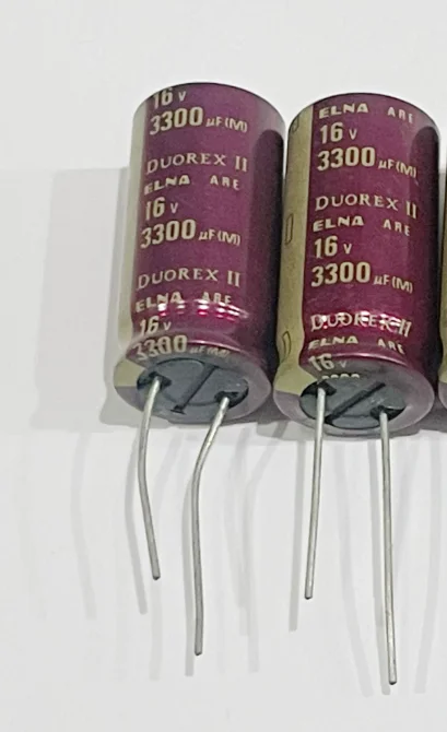 4pcs/lot original Japan ELNA DUOREX II ARE 16V 3300UF 15X31MM fever audio aluminum electrolytic capacitor copper free shipping