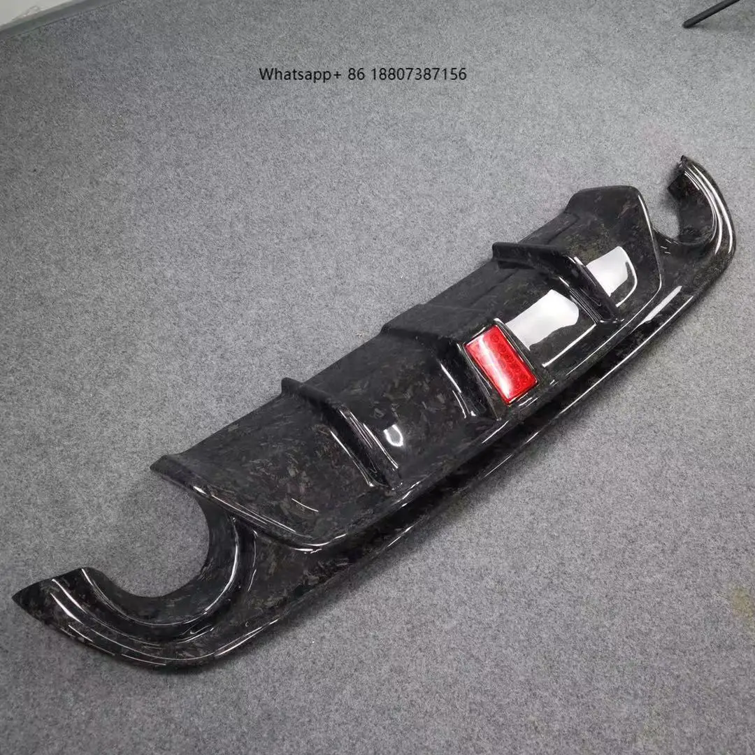 

High Quality Car Part Forged Rear Diffuser Rear Bumper Lip Without Rear Corners forInfiniti Q60 Perfect Fitment