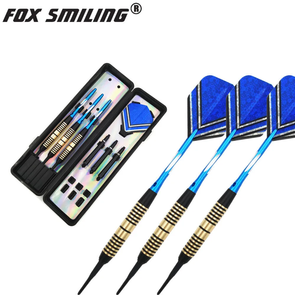 Fox Smiling 3PCS 18g Electronic Soft Darts With Brass Barrel