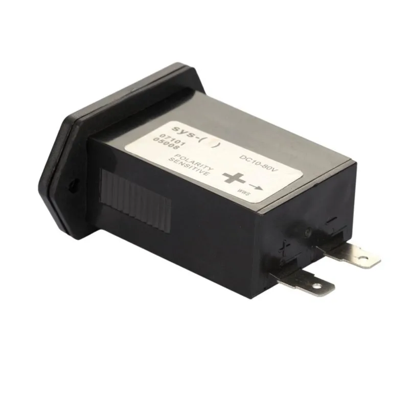 Super Sale DC 10V-80V Hour Meter Rectangle Sealed Hour Meter for Engineering Vehicle Generator Hour Meter SYS-1