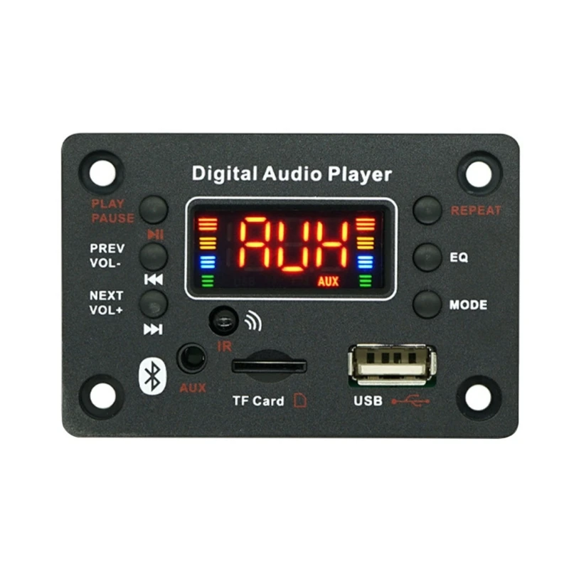 Amplifiers MP3 Decoders Board Bluetooth-compatible 5.0 Car MP3 Player USB Recording Module Radio For Speaker