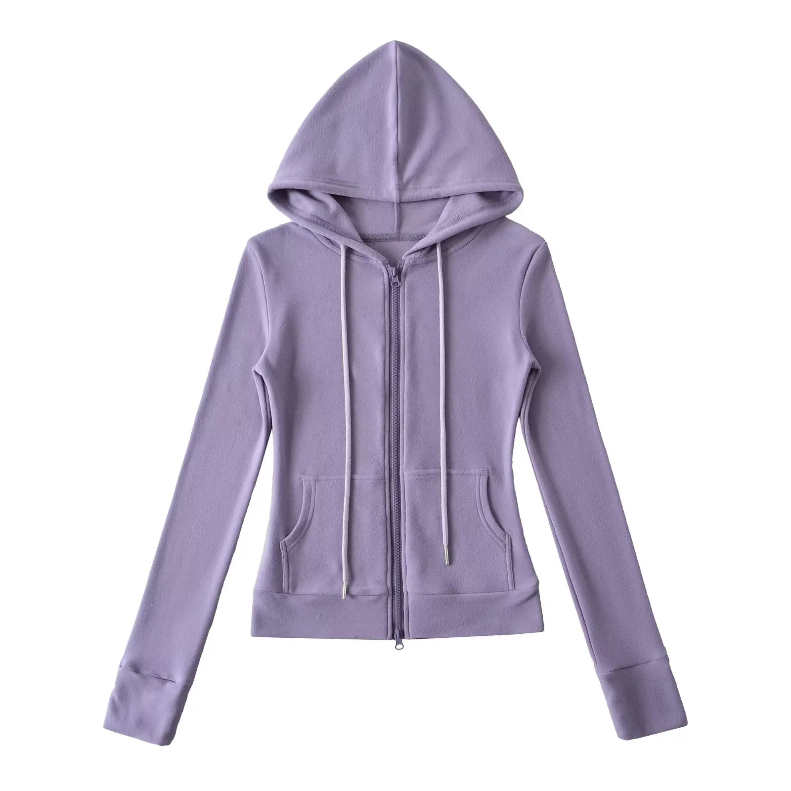 الرجعية الأمريكية Sle اليوغا هوديي المرأة سليم صالح رياضية سستة ملابس خارجية غير رسمية الخريف الشتاء معطف مريح متعدد الاستخدامات