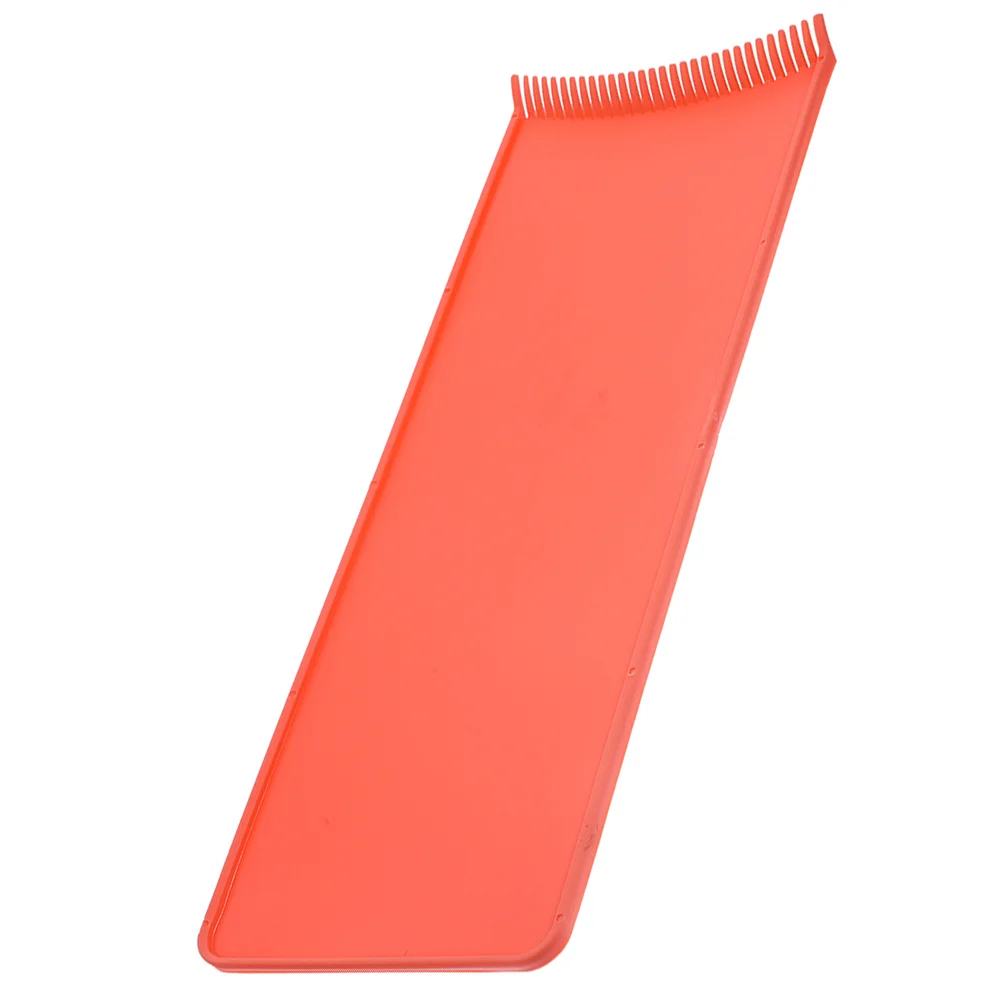 Hairdressing Tool Highlighting Paddle Dye Brush Baking Oil Highlighter Board with Teeth Pp Foiling