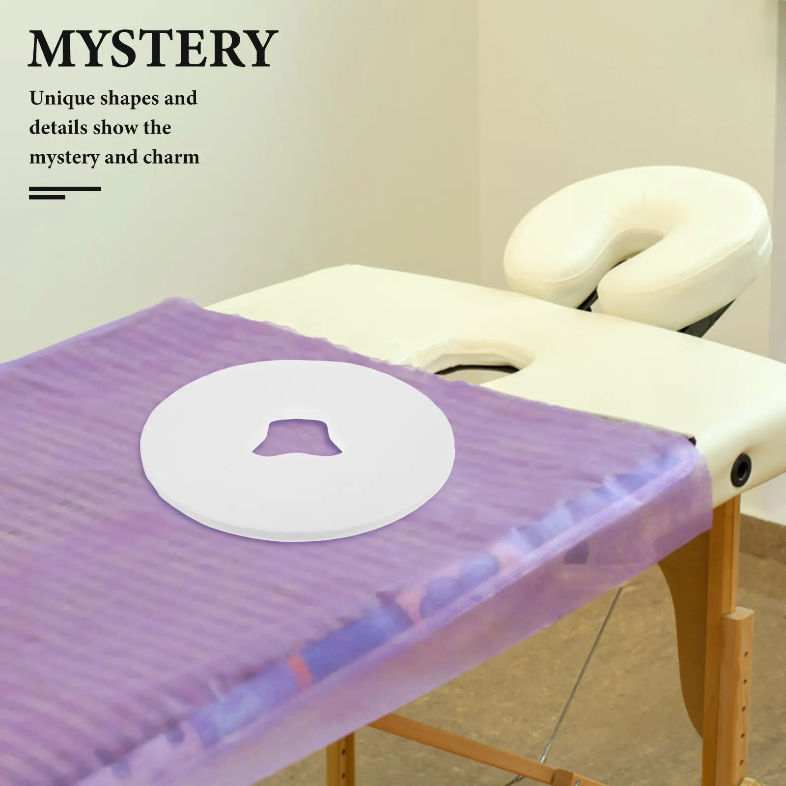 200Pcs Non Woven Disposable Massage Table Face Cradle Covers Comfortable Spa Salon Facial Sheets Massage Face Pillow