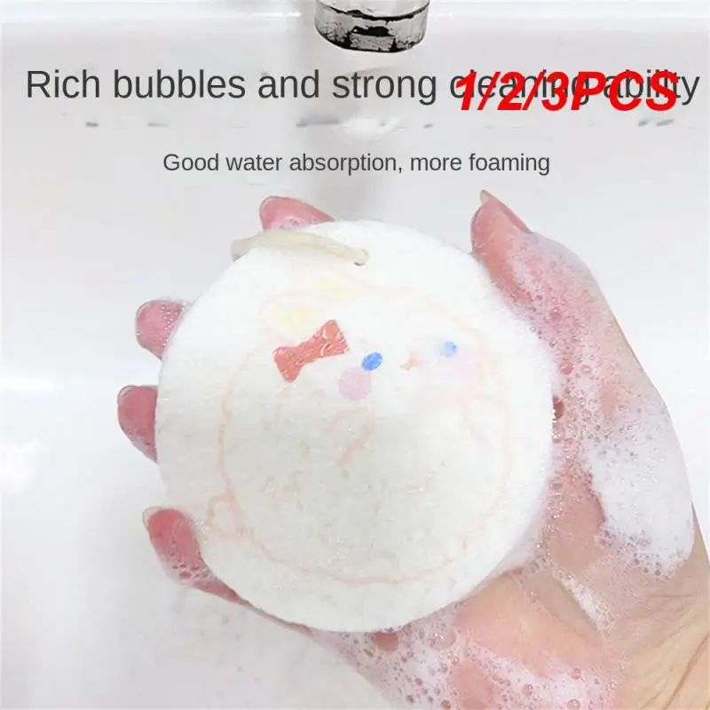 1/2/3PCS Wipe Creative Cartoon Pot Brush Does Not Hurt Appliances 11×7×2cm Household Merchandises Bowl Brush Sponge Rub