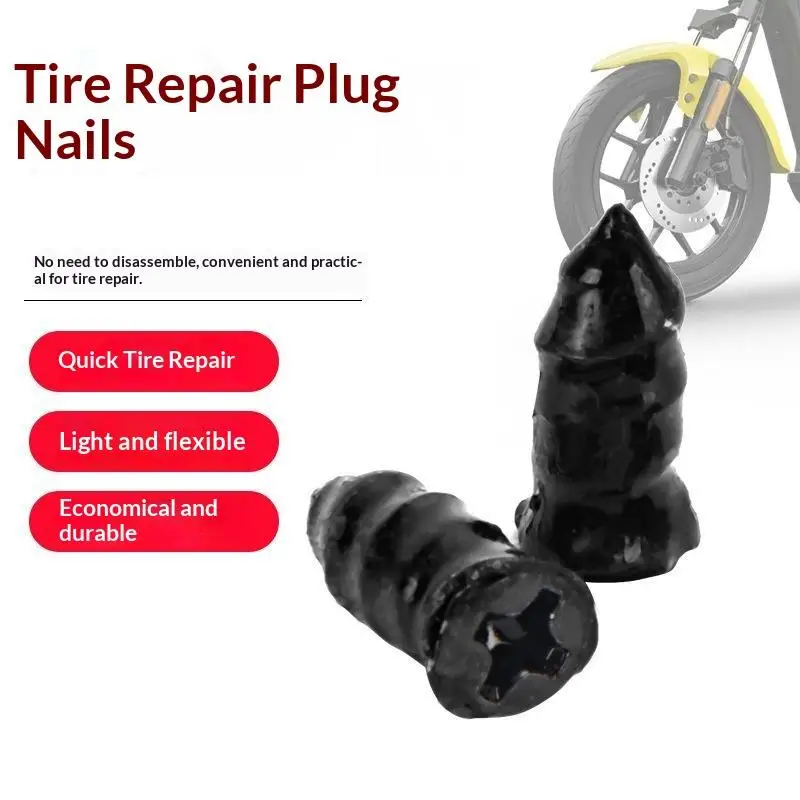 10/20 Stück Reifenreparatur-Gummi-Nägel-Set, 3 Sek. schnelle Reparatur, langlebige Abdichtung für Autos, Motorräder, E-Bikes, Notfallgebrauch – Detail 13